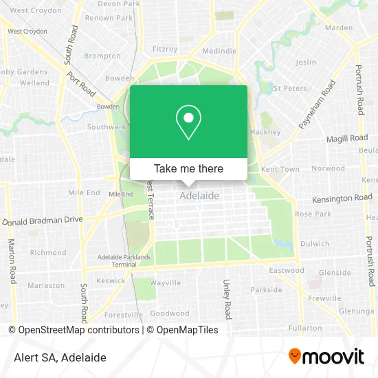 Mapa Alert SA