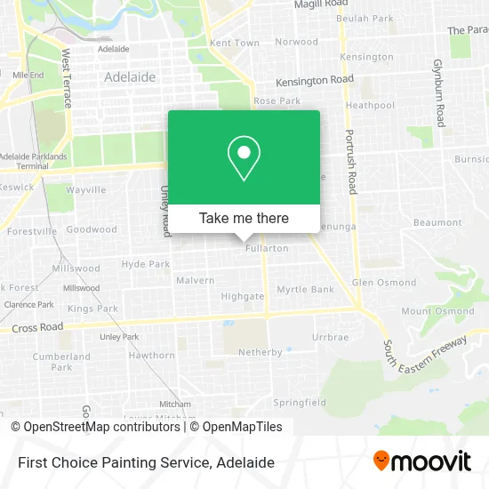 Mapa First Choice Painting Service