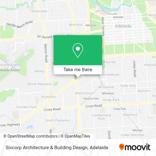 Mapa Sivcorp Architecture & Building Design
