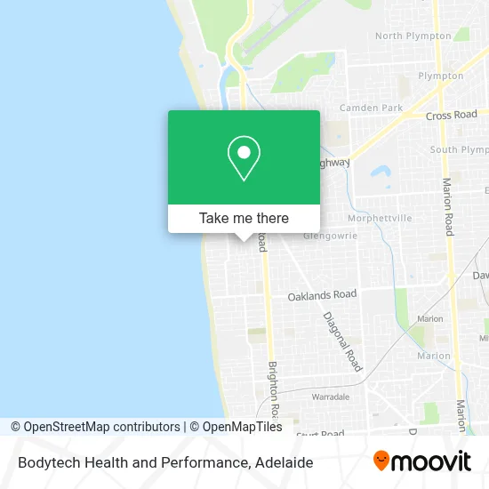 Mapa Bodytech Health and Performance