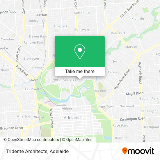Mapa Tridente Architects