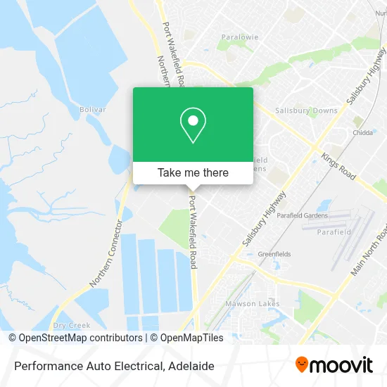 Mapa Performance Auto Electrical