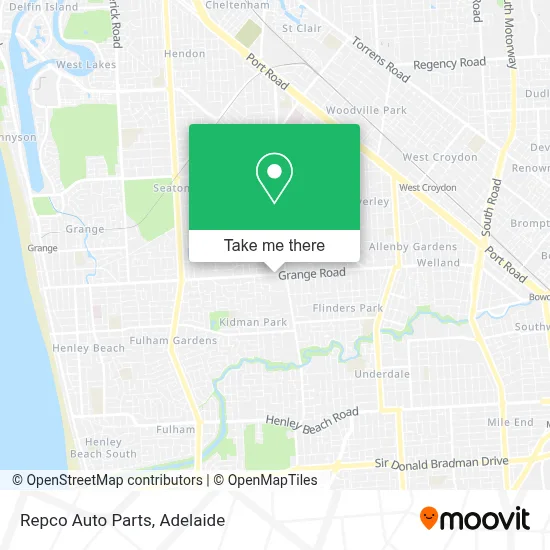 Mapa Repco Auto Parts