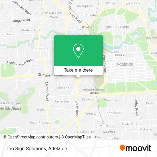 Mapa Trio Sign Solutions