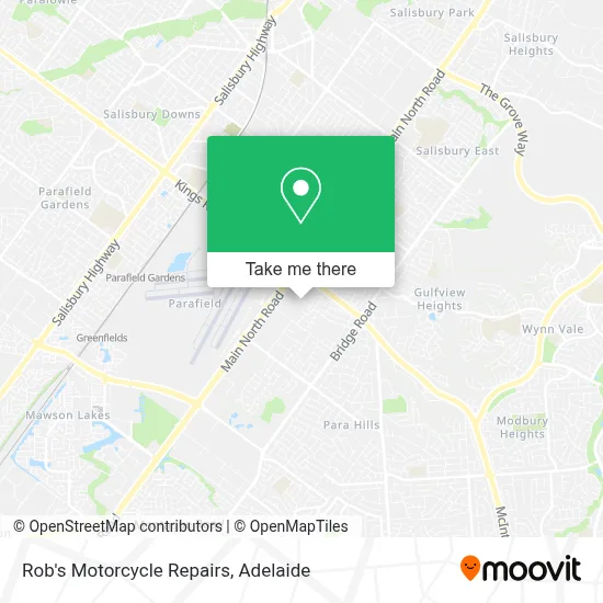 Mapa Rob's Motorcycle Repairs