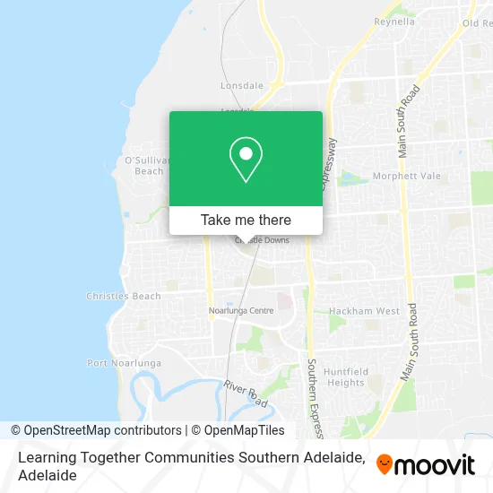 Mapa Learning Together Communities Southern Adelaide