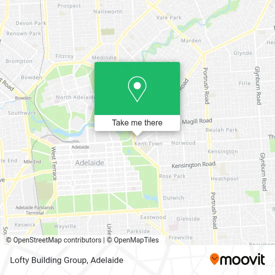 Mapa Lofty Building Group