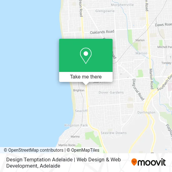 Mapa Design Temptation Adelaide | Web Design & Web Development