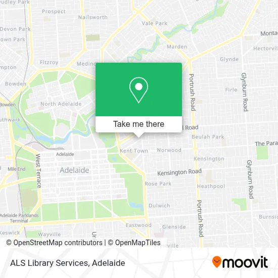 Mapa ALS Library Services