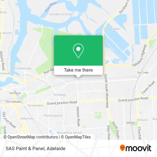Mapa SAS Paint & Panel