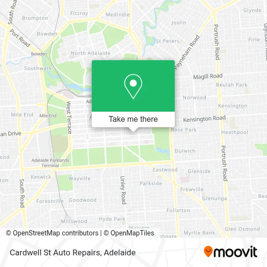 Mapa Cardwell St Auto Repairs
