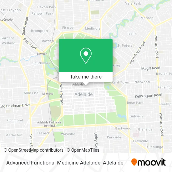 Mapa Advanced Functional Medicine Adelaide