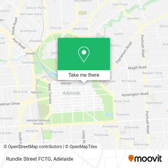 Rundle Street FCTG map
