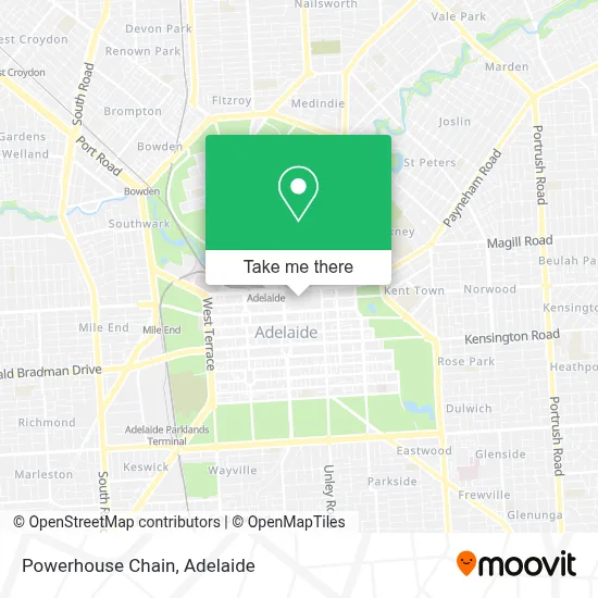 Mapa Powerhouse Chain