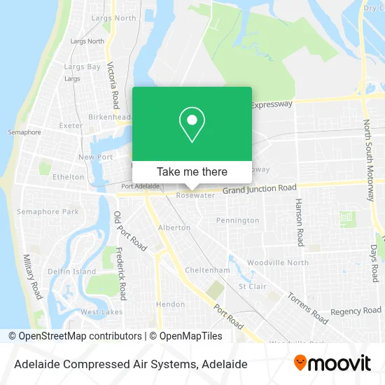Mapa Adelaide Compressed Air Systems