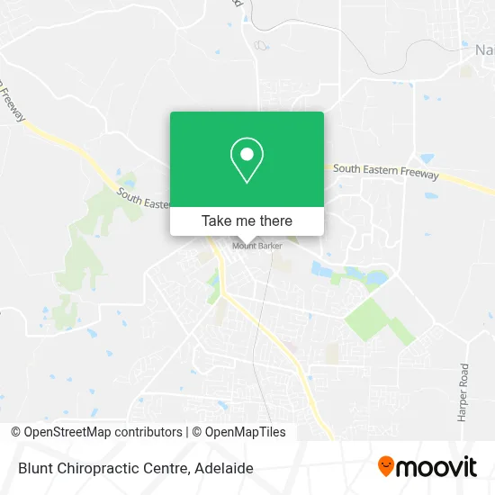 Mapa Blunt Chiropractic Centre