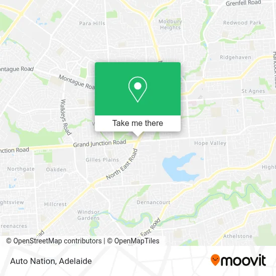 Mapa Auto Nation