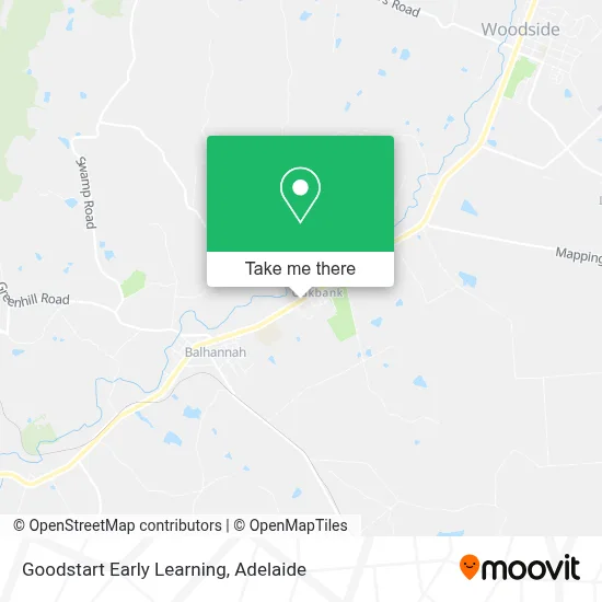 Mapa Goodstart Early Learning