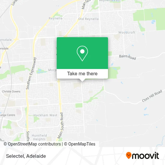 Mapa Selectel