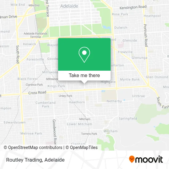 Mapa Routley Trading