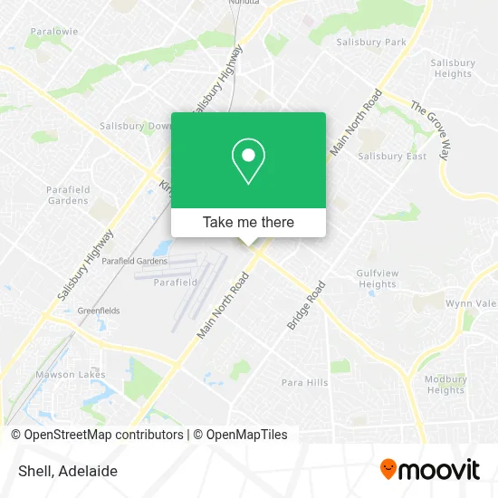 Mapa Shell
