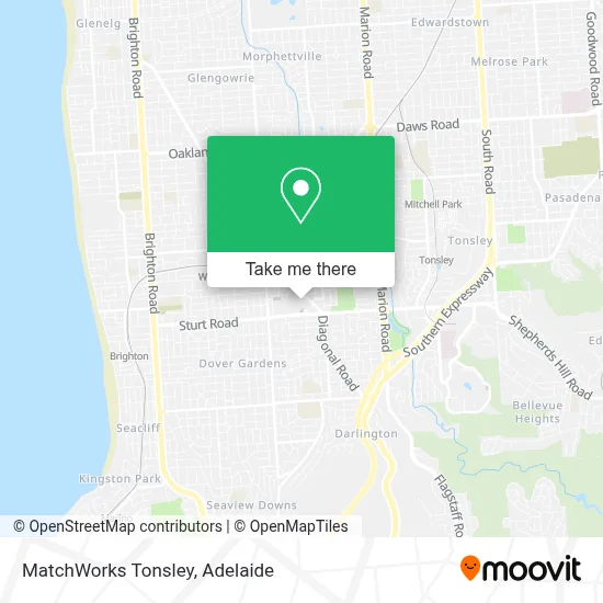 Mapa MatchWorks Tonsley