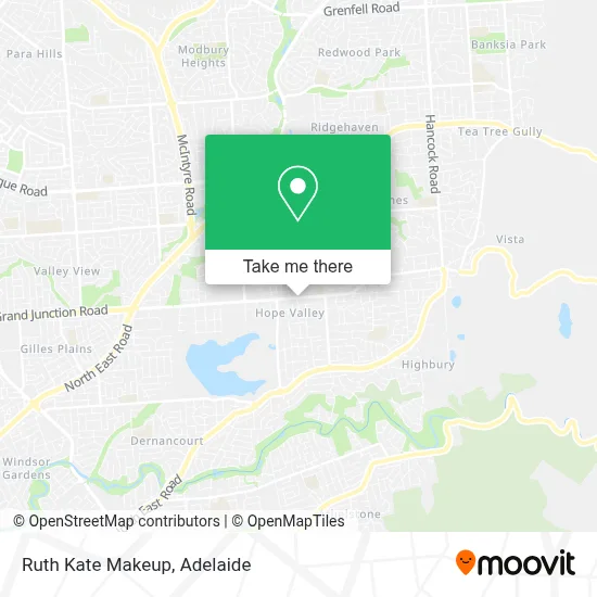 Ruth Kate Makeup map