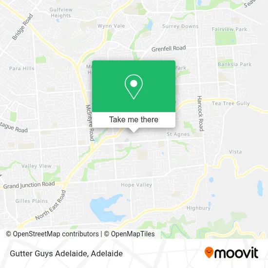 Mapa Gutter Guys Adelaide