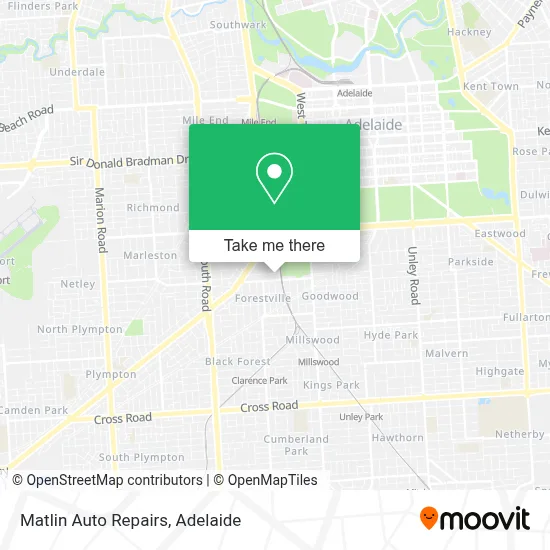 Mapa Matlin Auto Repairs