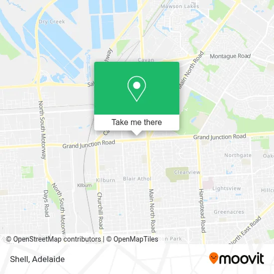 Mapa Shell