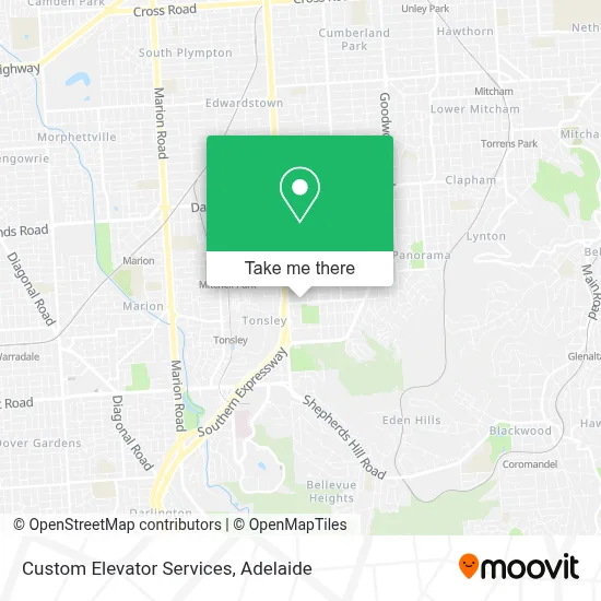 Mapa Custom Elevator Services