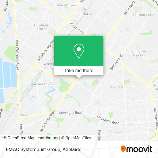 Mapa EMAC Systembuilt Group