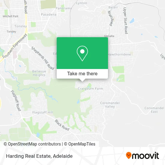 Mapa Harding Real Estate