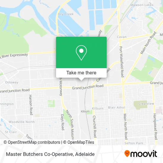 Mapa Master Butchers Co-Operative