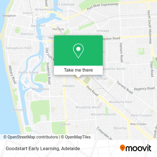 Mapa Goodstart Early Learning