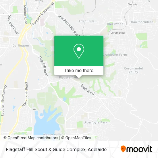 Mapa Flagstaff Hill Scout & Guide Complex