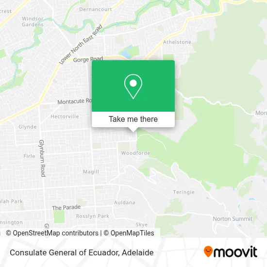 Mapa Consulate General of Ecuador