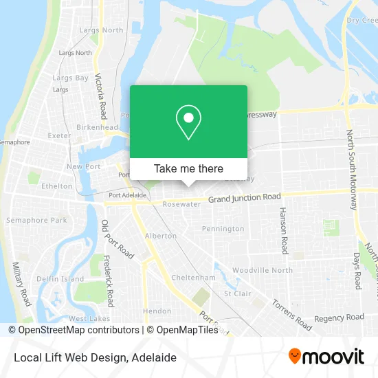 Mapa Local Lift Web Design