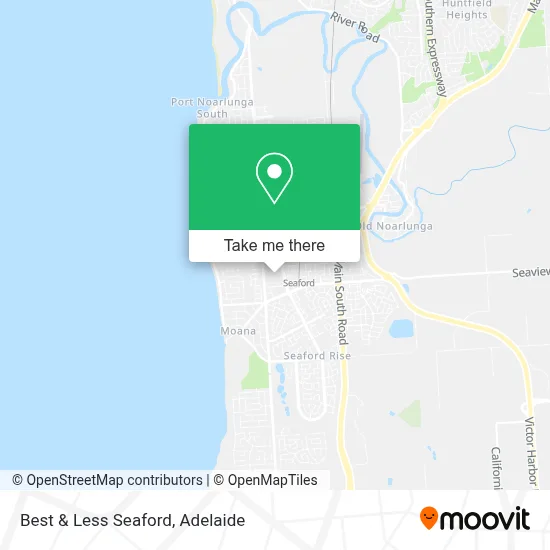 Mapa Best & Less Seaford