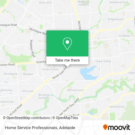 Mapa Home Service Professionals