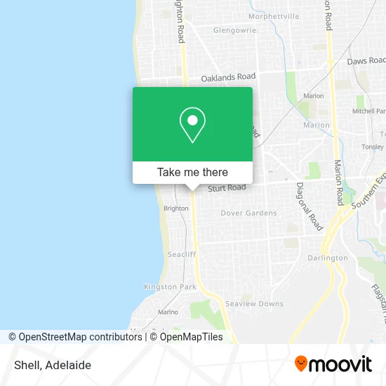 Mapa Shell