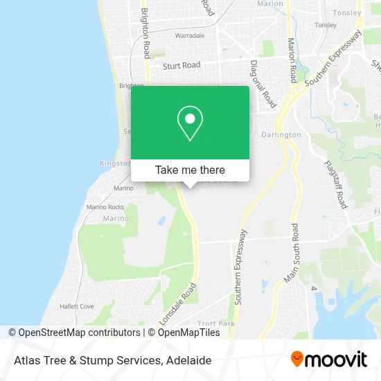 Mapa Atlas Tree & Stump Services