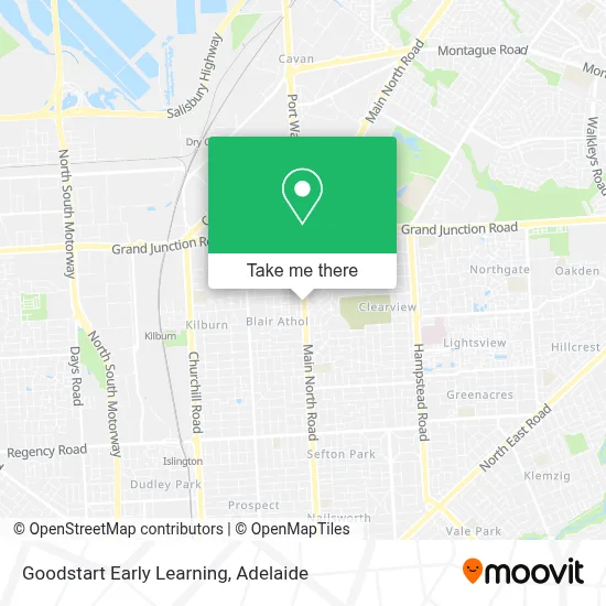 Mapa Goodstart Early Learning