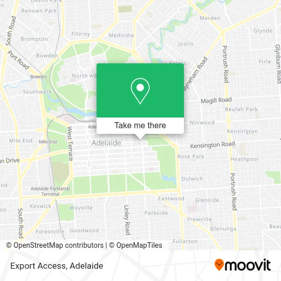 Export Access map