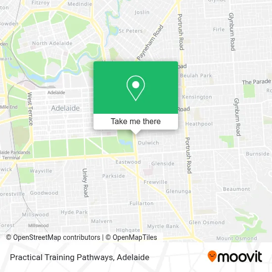 Mapa Practical Training Pathways