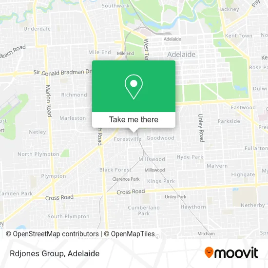 Mapa Rdjones Group