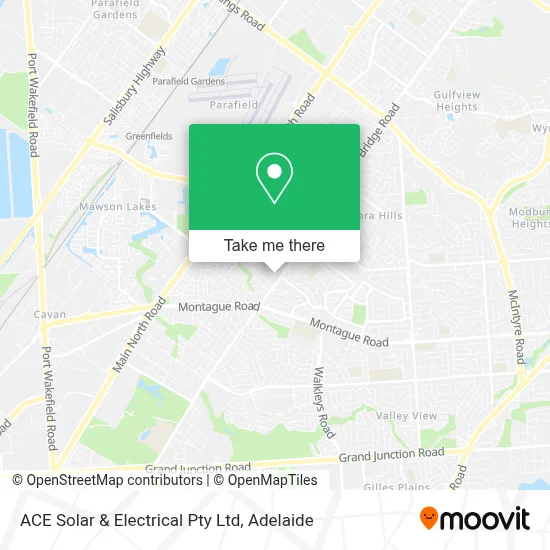 Mapa ACE Solar & Electrical Pty Ltd