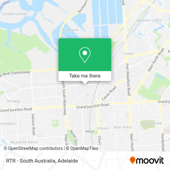 Mapa RTR - South Australia