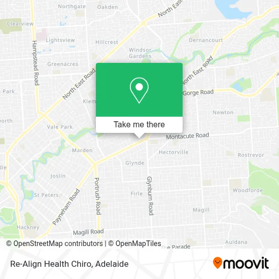Mapa Re-Align Health Chiro