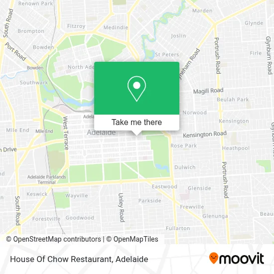 Mapa House Of Chow Restaurant